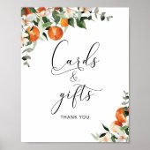 Kleine Süsse Babyduschkarten und Geschenkschild Poster (Vorne)