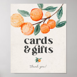 Kleine Süsse Babyduschkarten und Geschenkschild Poster