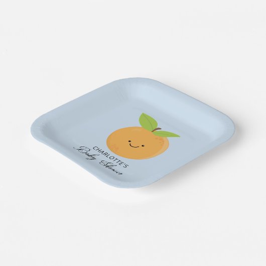 Kleine Süsse Babyduschmaschine Teller (Gewinkelt)