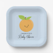 Kleine Süsse Babyduschmaschine Teller (Vorderseite)