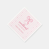 Kleine Süße Bogen-Baby-Party Serviette (Ecke)