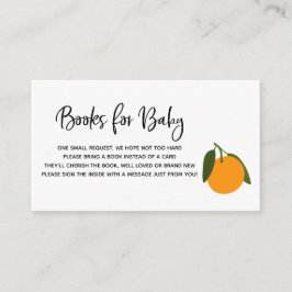 Kleine Süsse Bücher für Babysteckkarte Begleitkarte