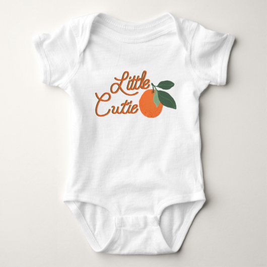 Kleine Süsse Citrus Baby Bodysuit mit Wasserfarbe Baby Strampler (Vorderseite)