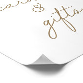 Kleine Süsse Citrus Baby Duschkarten und Geschenke Poster (Ecke)