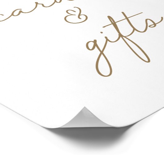 Kleine Süsse Citrus Baby Duschkarten und Geschenke Poster (Ecke)