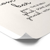 Kleine Süsse Citrus Orange Baby Dusche Mama Osa Ba Poster (Ecke)