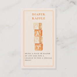 Kleine Süsse Citrus Orange Babydusche Begleitkarte