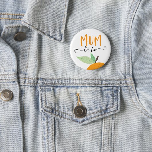 Kleine Süsse Citrus Orange Mum zum Button (Beispiel)