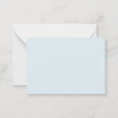 Kleine Süsse Clementine Babyduschbücher für Baby Mitteilungskarte (Rückseite)