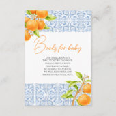 Kleine Süsse Clementine Books for Baby Shower Begleitkarte (Vorderseite)