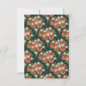 Kleine Süsse Clementine| Citrus Theme Baby Dusche Dankeskarte (Rückseite)