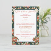 Kleine Süsse Clementine| Citrus Theme Baby Dusche Einladung (Stehend Vorderseite)