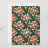 Kleine Süsse Clementine| Citrus Theme Baby Dusche Einladung (Rückseite)