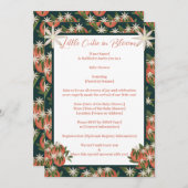 Kleine Süsse Clementine| Citrus Theme Baby Dusche Einladung (Vorne/Hinten)