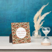 Kleine Süsse Clementine| Citrus Theme Baby Dusche Fotoplatte (InSitu)