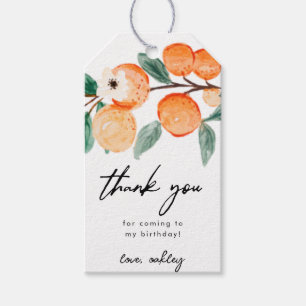 Kleine Süsse Clementine Geburtstags-Liebesmarken Geschenkanhänger