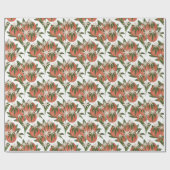 Kleine Süsse Clementine Neutral Baby Dusche Geschenkpapier (Flach)