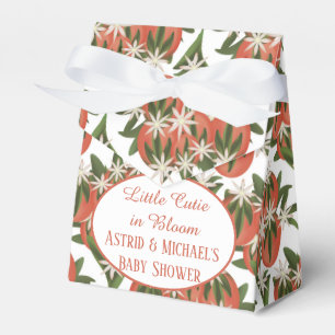 Kleine Süsse Clementine Neutral Baby Dusche Geschenkschachtel