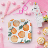 Kleine Süsse Clementine Party Paper Teller (Party)