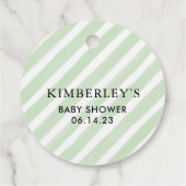 Kleine Süsse Clementine POP IT BABY Duschkabine Geschenkanhänger (Rückseite)