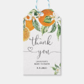 Kleine Süsse danke Ihnen Tag Geschenkanhänger (Vorderseite)