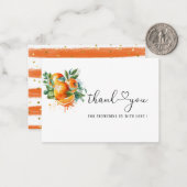 Kleine Süsse danke Mitteilungskarte (Vorderseite/Rückseite Beispiel)