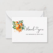 Kleine Süsse danke Mitteilungskarte (Vorderseite)