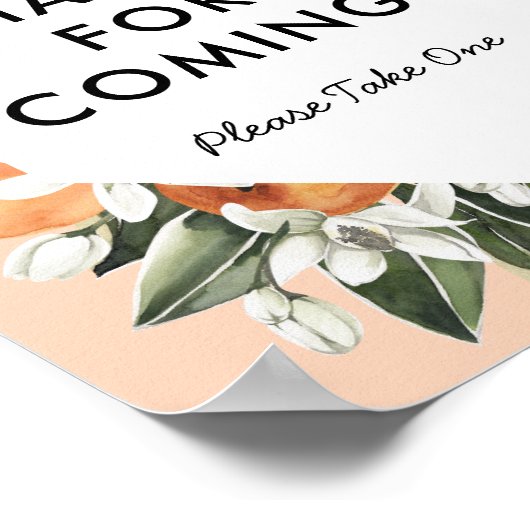 Kleine Süsse Dankeschön für die Begeisterung Poster (Ecke)