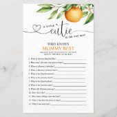 Kleine Süsse, die Mama Best Baby Dusche kennt (Vorderseite)