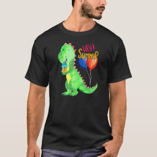 Kleine süße Dinosaurier mit Limonade Erfrischung f T-Shirt