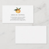 Kleine Süsse Display Duscheinsteckkarte Begleitkarte (Vorne/Hinten)