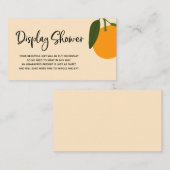 Kleine Süsse Display Duscheinsteckkarte Begleitkarte (Vorne/Hinten)