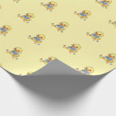 Kleine süße Ente Geschenkpapier (Ecke)