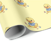 Kleine süße Ente Geschenkpapier (Rolleneckpunkt)