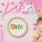 Kleine Süsse Erstgeburtsplatte - oder Kariert Pappteller (Party)