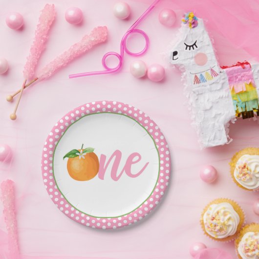 Kleine Süsse Erstgeburtsplatte - PK Dots Pappteller (Party)