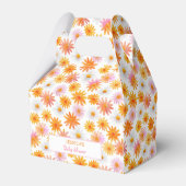 Kleine Süsse farbenfrohe Daisy Pattern Kinderdusch Geschenkschachtel (Rückseite)