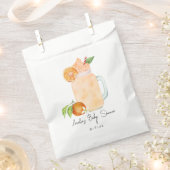 Kleine Süsse Fruchtsmoothie Girl Babydusche Geschenktütchen (Ausgeschnitten)