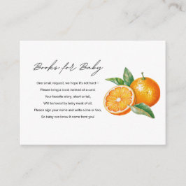 Kleine Süsse für Babyduschenbuchse Begleitkarte