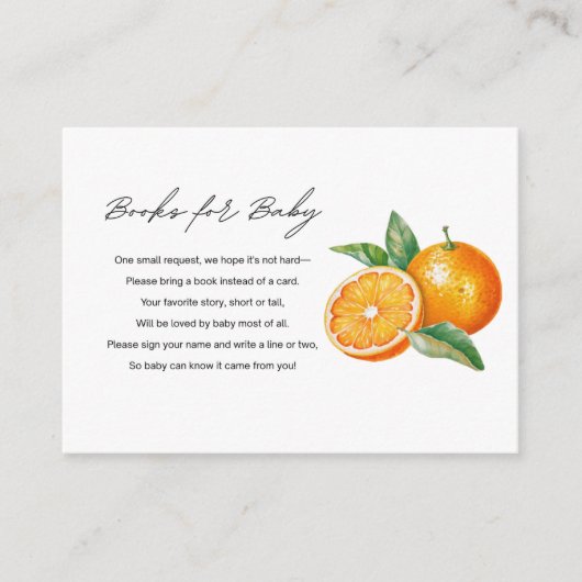 Kleine Süsse für Babyduschenbuchse Begleitkarte (Vorderseite)