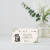 Kleine Süsse für die Baby Ticket Eintrittskarte. (Stehend Vorderseite)