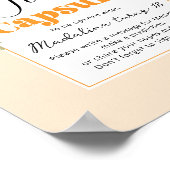 Kleine Süsse Geburtstagskapsel Poster (Ecke)