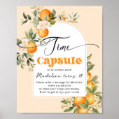 Kleine Süsse Geburtstagskapsel Poster (Vorne)