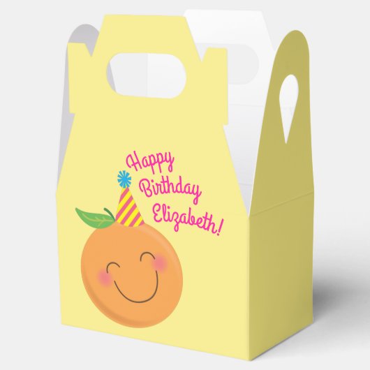 Kleine Süsse Geburtstagsparty Geschenkschachtel (Geöffnet)