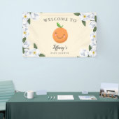 Kleine Süsse Gelbe Clementine Banner (Messeveranstaltung)