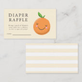 Kleine Süsse Gelbes Kinderdusche Windelwanne Raffl Begleitkarte (Vorne/Hinten)