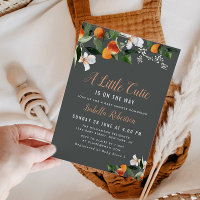 KLEINE SÜSSE | Gemalte Zitrusorangen-Babydusche