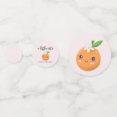 Kleine Süsse Girl Babydusche Konfetti (Vorderseiten)