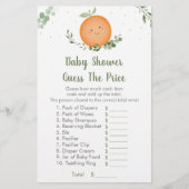 Kleine Süsse Grün schätzen das Price Baby Game (Vorderseite)