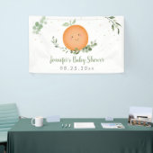 Kleine Süsse Grüne Kinderdusche Banner (Messeveranstaltung)